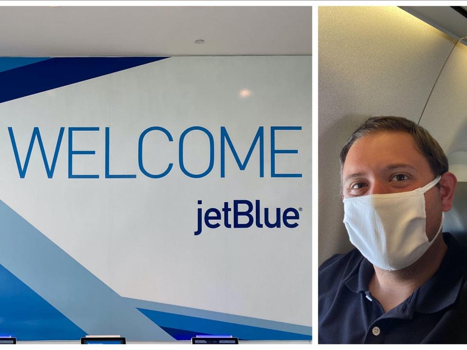 Flying on JetBlue Airways pandemic