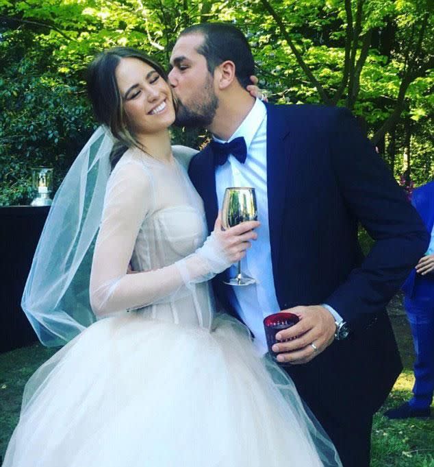 Jesinta and Buddy had guests in tears with their emotional vows. Source: Instagram