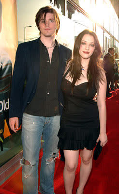 Ira David Wood and Kat Dennings at the Hollywood premiere of Universal Pictures' The 40-Year-Old Virgin