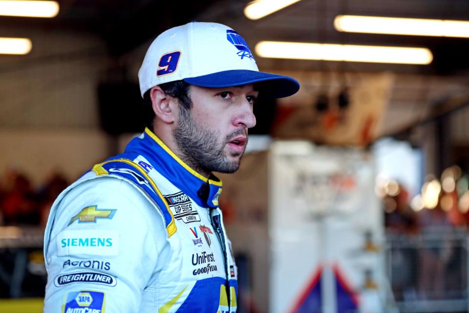 NASCAR Cup Series driver Chase Elliott (9) during Cup Series Championship qualifying at Phoenix Raceway.