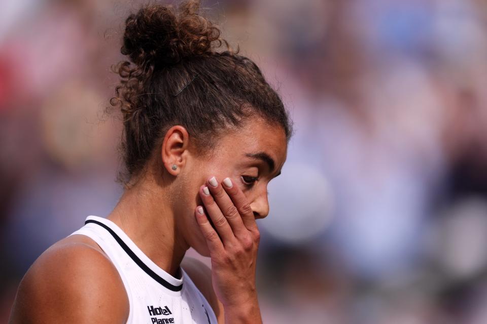 Jasmine Paolini was emotional after reaching the Wimbledon final (John Walton/PA) (PA Wire)