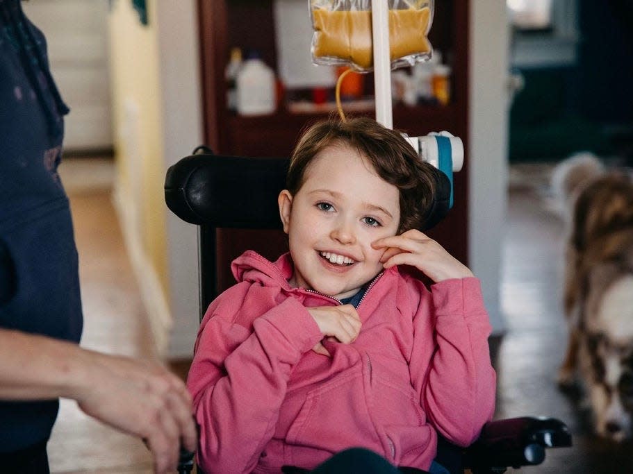 Cordelia Burrows is the daughter of Miriam and Daniel Burrows, Cordelia has Rett Syndrome, a neurological disorder that causes regressions in development, obstacles to motor planning, and seizures.