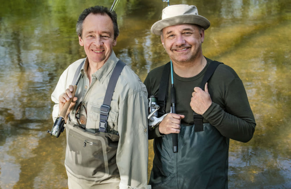 Paul Whitehouse and Bob Mortimer star in Gone Fishing credit:Bang Showbiz