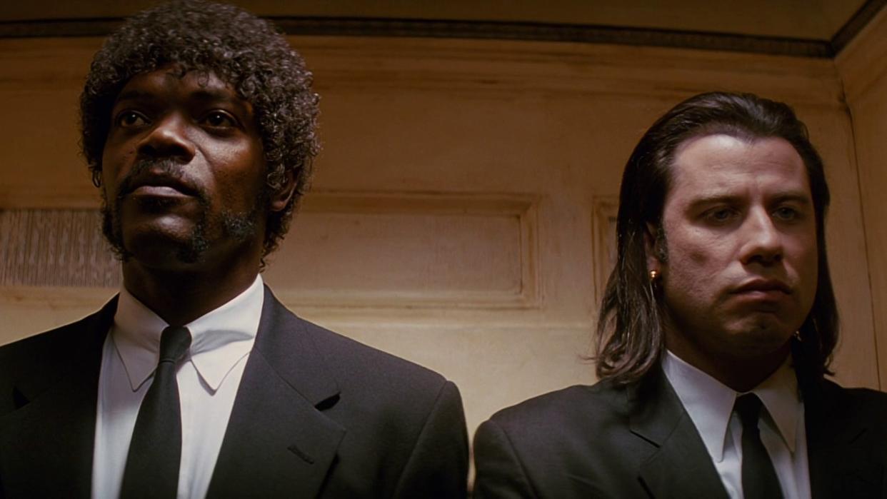 Samuel L Jackson and John Travolta in ‘Pulp Fiction’ (credit: Miramax)