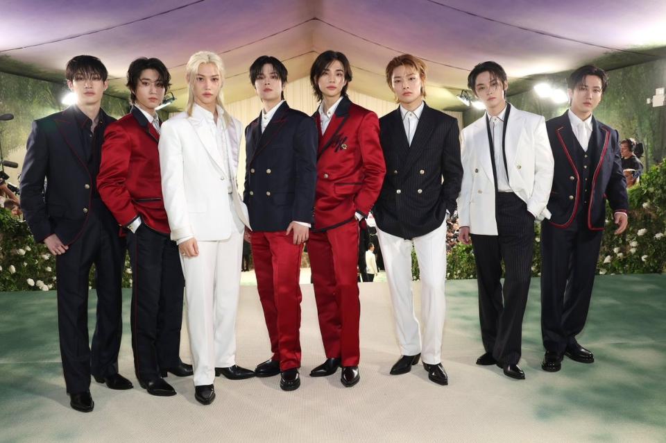 Stray Kids at 2024 Met Gala