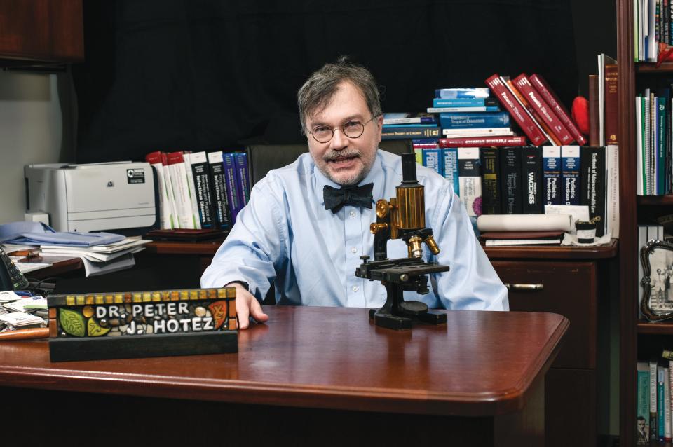 Dr. Peter Hotez, a pediatric infectious disease expert at Baylor College of Medicine.