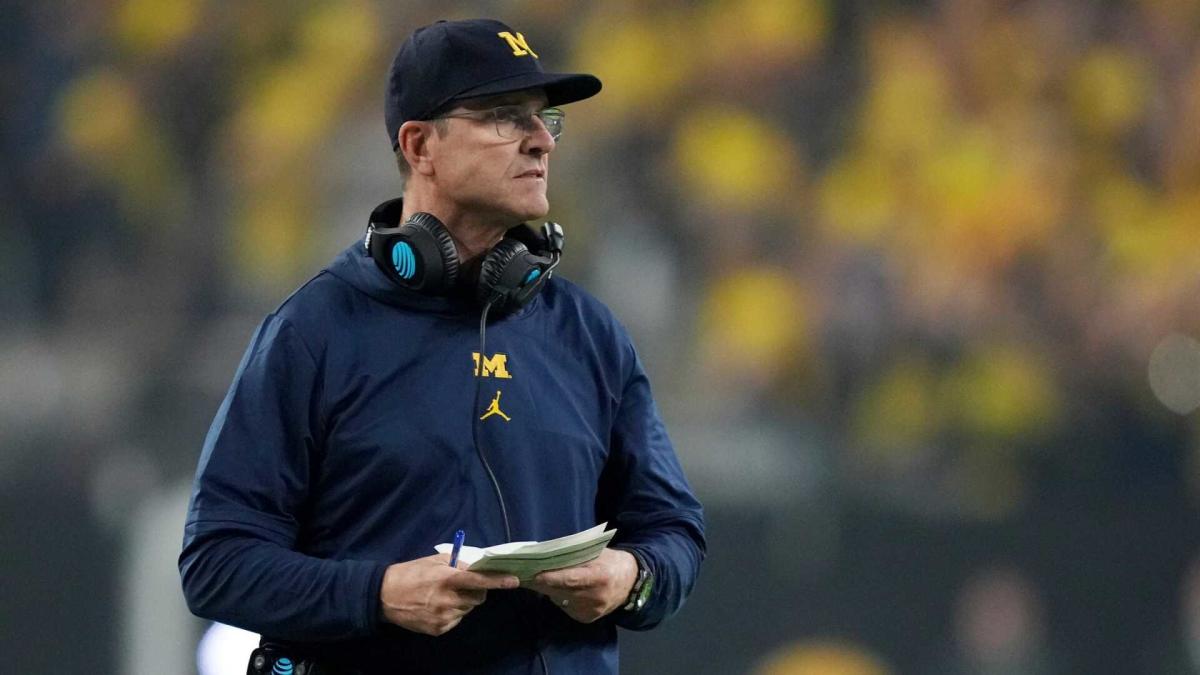 NCAA hands former Michigan coach Jim Harbaugh a 4-year show cause order for recruiting violations