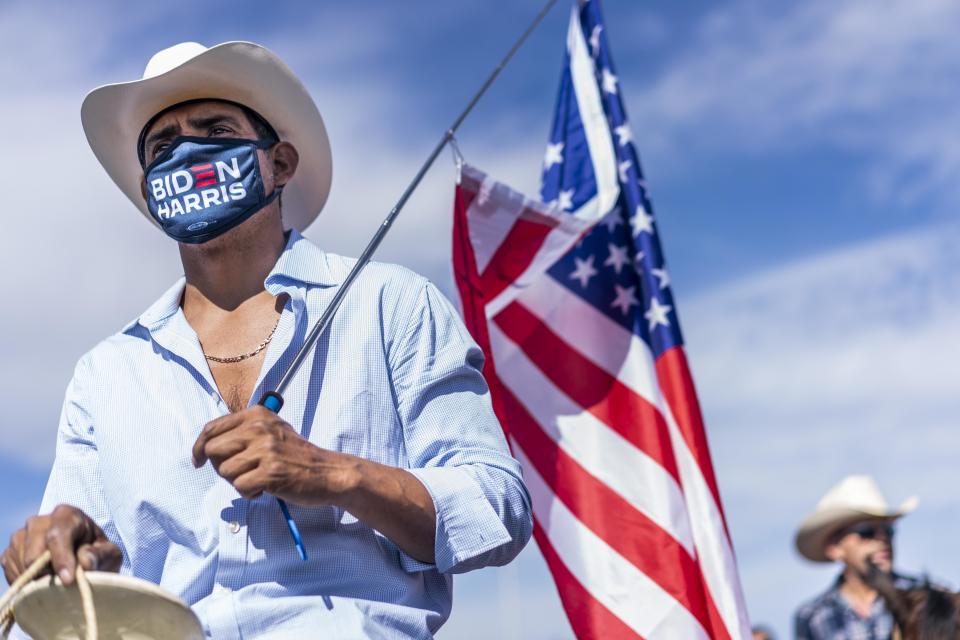 Latino supporters of the Biden/Harris ticket