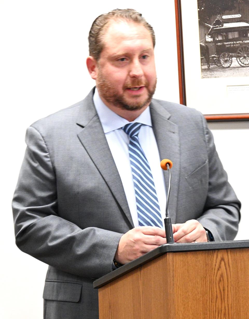 Plant Moran accountant Jon Lanczak explained to county commissioner Maple Lawn financial issues came from COVID-19 state reimbursement accounting.