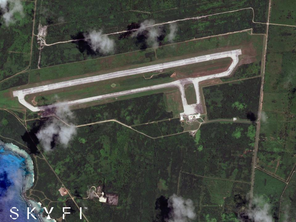 Tinian International Airport satellite image