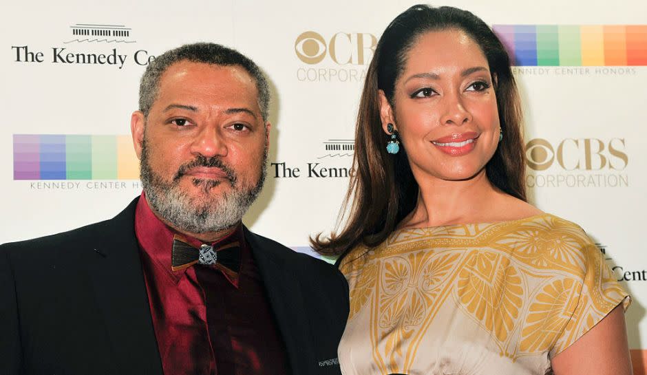 Gina Torres Photos: 8 Pictures Of Laurence Fishburne's Wife Show Her Kissing Joss Whedon Lookalike Mystery Man