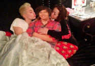 Celebrity Twitpics: Miley Cyrus pretty much joined the rest of the world’s female population this week by expressing her love for Harry Styles. She posed for multiple Twitpics with a life size cardboard cut-out of the One Direction singer. Where can we get one of those?!