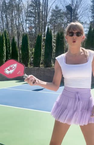 <p>Taylor Swift/ Youtube</p> Taylor Swift in "Fortnight" promo