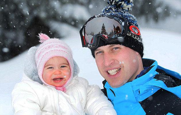 Prince William and Princess Charlotte.