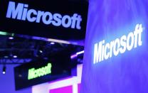 <b>Microsoft</b> : Coined by Bill Gates to represent the company that was devoted to microcomputer software. Originally christened Micro-Soft, the '-' disappeared on 3/2/1987 with the introduction of a new corporate identity and logo. (REUTERS/Rick Wilking/Files)