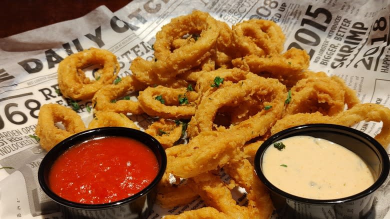 fried calamari ranch marinara