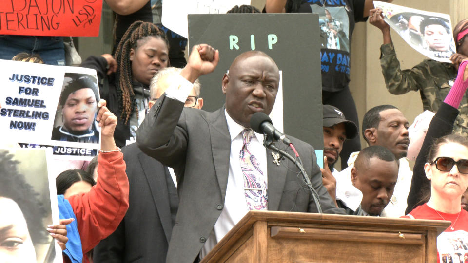 Ben Crump is representing the families of Samuel Sterling and Riley Doggett. (WLNS)