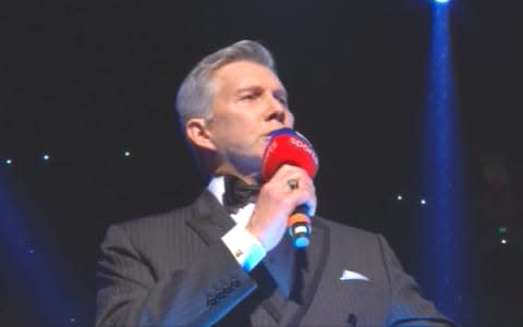 Michael Buffer announces the fighters - Credit: SKY BOX OFFICE