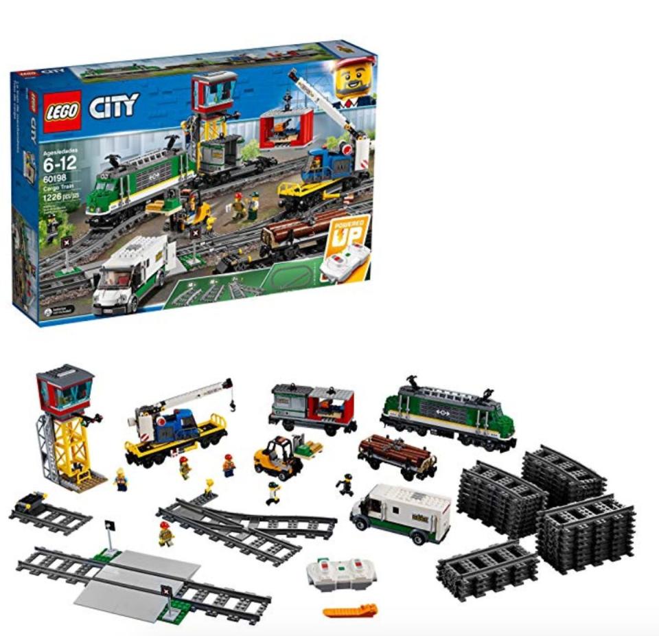 At over 35% off this Prime Day, you can save on this <strong><a href="https://amzn.to/2lu9jgh" target="_blank" rel="noopener noreferrer">LEGO City Cargo train set with tracks</a></strong>.