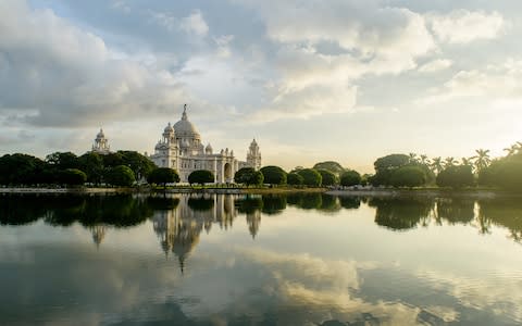 The memorial in Kolkata - Credit: GETTY