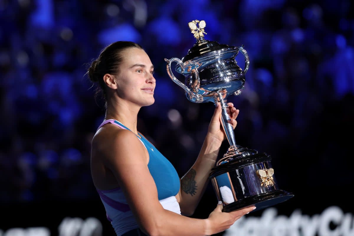 Aryna Sabalenka claimed her maiden Grand Slam win at the Australian Open  (Getty Images)