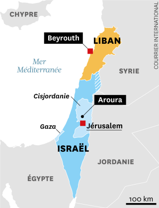 Israël, Palestine, Liban. COURRIER INTERNATIONAL