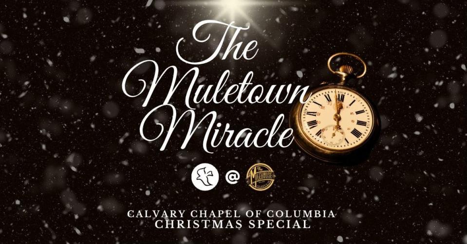 The Mulehouse will host a free Christmas Eve service this Saturday starting at 6 p.m. Register for attendance at www.TheMulehouse.com.