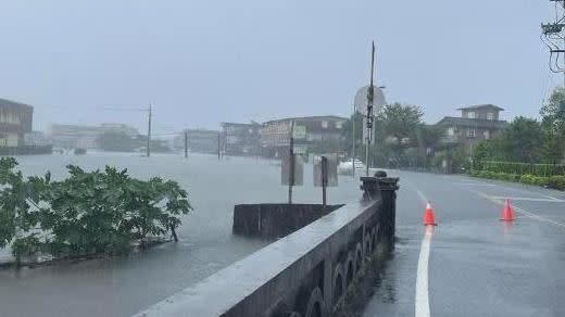 水利署針對宜蘭縣、台南市發布淹水警戒。（圖／翻攝自宜蘭知識+臉書）