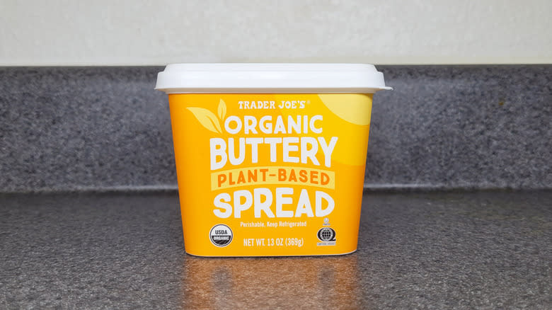 Trader Joe's organic buttery plant-based spread