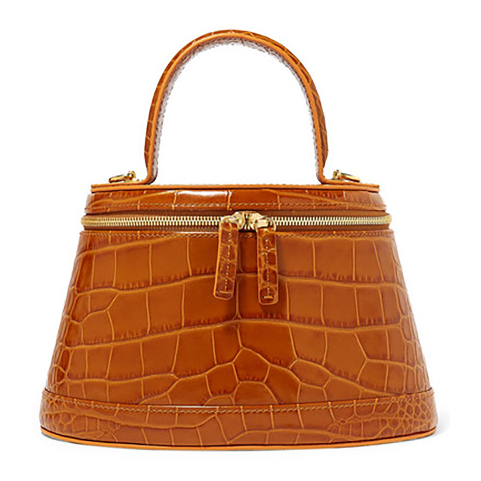 By Far Annie Croc-Effect Leather Tote