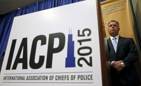 Chicago Police Superintendent Garry McCarthy attends a news conference at the International Association of Chiefs of Police conference in Chicago, Illinois, October 26, 2015. REUTERS/Jim Young