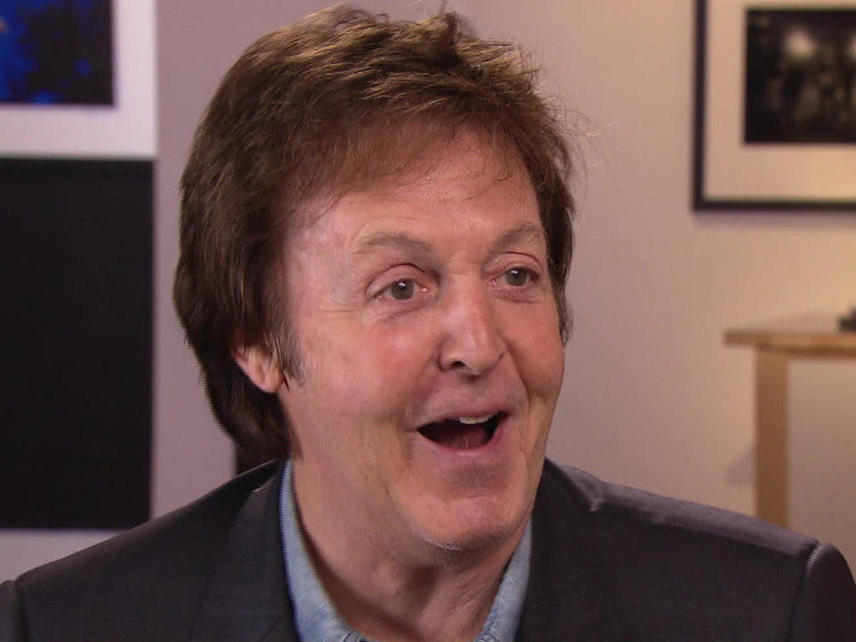 Paul McCartney. / Credit: CBS News