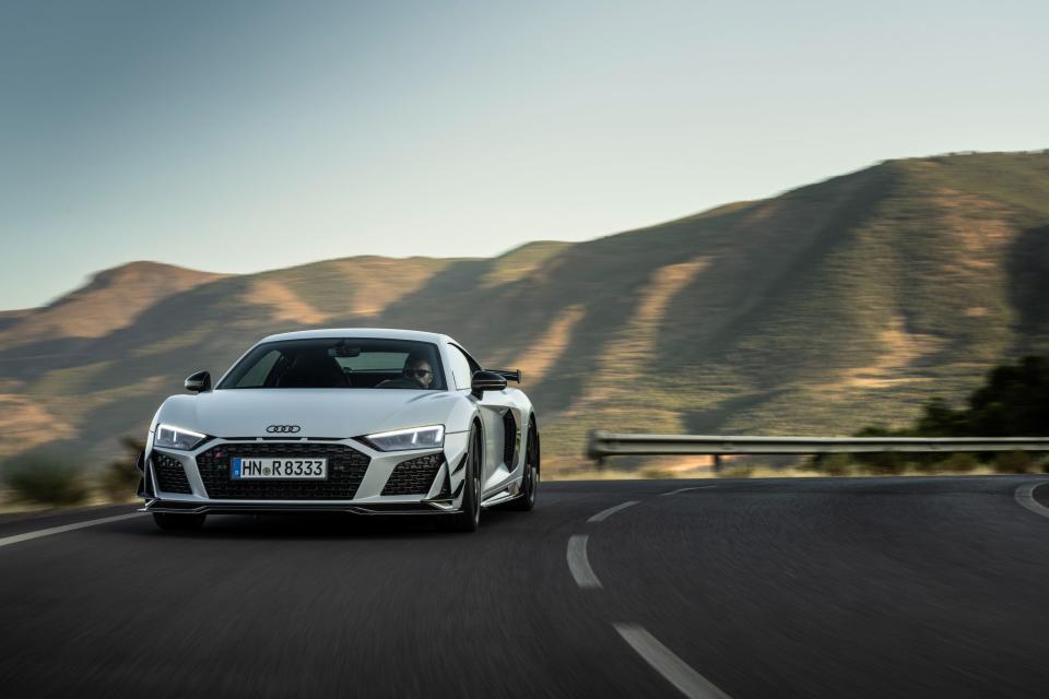 <p>Audi is saying goodbye to the V-10-powered R8 with a sendoff model called the GT. Unlike the previous GT model launched in 2012, this one is rear-wheel-drive, and gets 602 hp from its naturally aspirated 5.2-liter 10-cylinder motor. Just 333 units will be sold worldwide.</p><p>Read the full story right here</p>