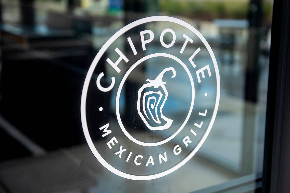 A new Chipotle Mexican Grill at 3120 Campus Parkway in Merced, Calif., on Wednesday, Feb. 21, 2024. The new location features a “Chipotlane” drive-thru for pick up of digital orders.