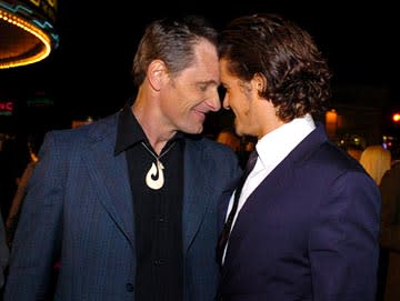 Viggo Mortensen and Orlando Bloom at the LA premiere of New Line's The Lord of the Rings: The Return of The King