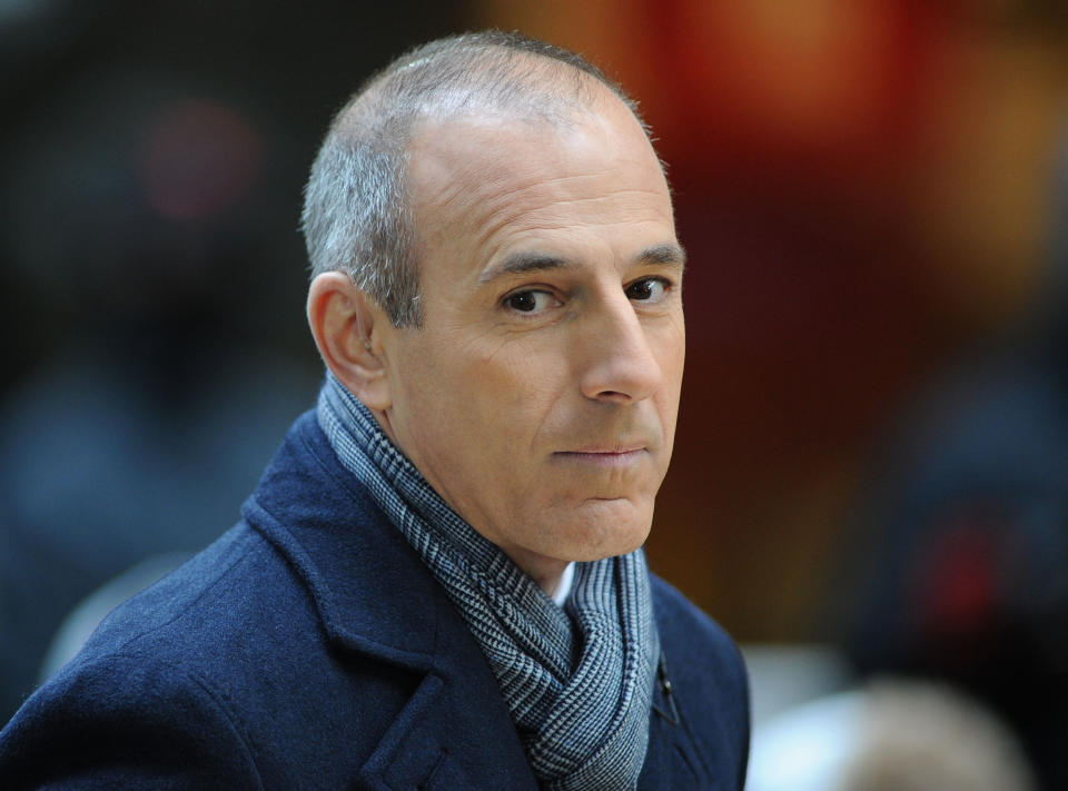 Matt Lauer at the <em>Today</em> show in 2012. (Photo by Slaven Vlasic/Getty Images)