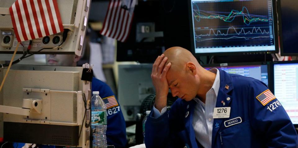 sad NYSE trader