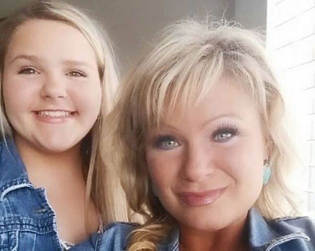 Christy Sheats (right) reportedly shot her eldest Taylor twice inside the home before coming outside and shooting Madison (pictured left). Photo: Facebook