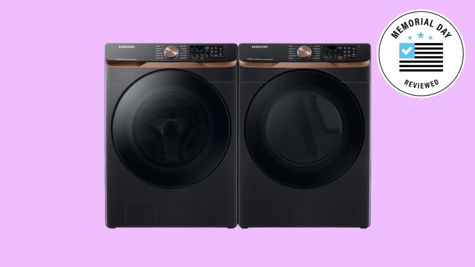 Update your laundry room with these Memorial Day deals on Samsung washers and dryers.