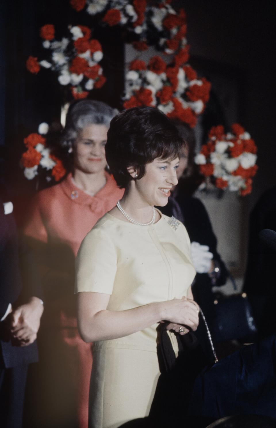 Margaret during a visit to the U.S.