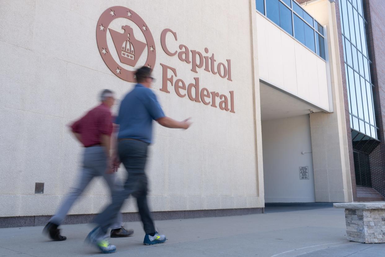 Capitol Federal dividends are exceeding bank profits amid interest rate hikes.