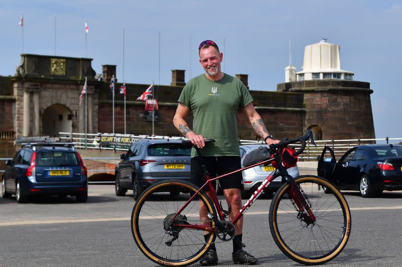 Cyclist Andrew Woodside from Wallasey