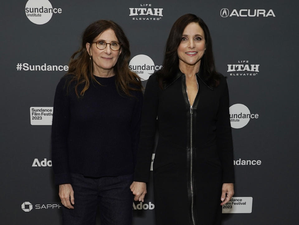 Nicole Holofcener, left, the writer/director of 