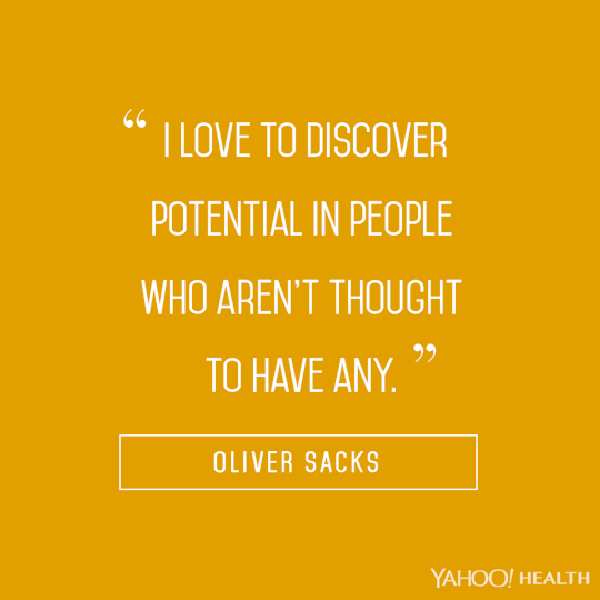 Oliver Sacks on potential