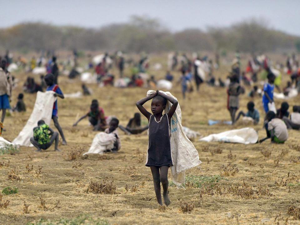 An estimated quarter of South Sudan’s population has been displaced during the civil war (TONY KARUMBA/AFP/Getty Images)