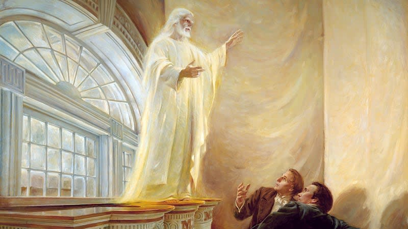 “Christ Appears in Kirtland Temple,” by Walter Rane.