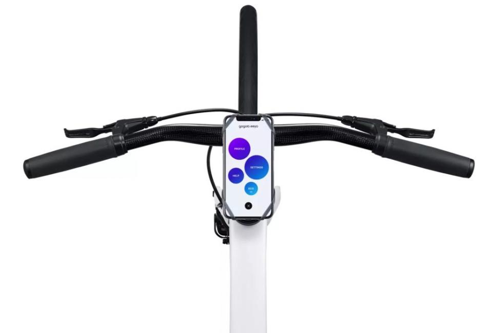 The controller to the bike is your phone. (Courtesy of Gogoro)