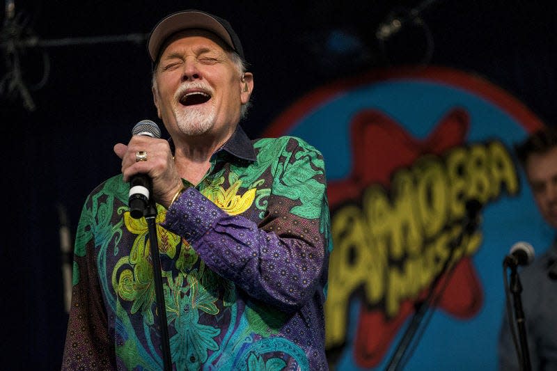The Beach Boys, led by Mike Love,  performed 38 songs during their concert Wednesday night at the South Shore Music Circus in Cohasset.