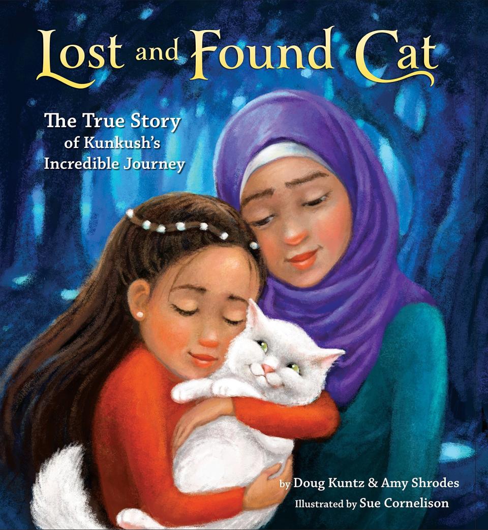 Based on a true story, "Lost and Found Cat" focuses on the beauty of strangers helping strangers. <i>(Available <a href="https://www.amazon.com/Lost-Found-Cat-Kunkushs-Incredible/dp/1524715476" target="_blank" rel="noopener noreferrer">here</a>)</i>