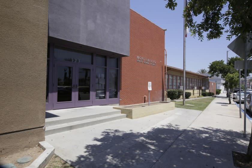 MONTEBELLO CA. JUNE 21, 2017: The Montebello Unified School District headquarters in Montebello on June 21, 2017 (Glenn Koenig/ Los Angeles Times)